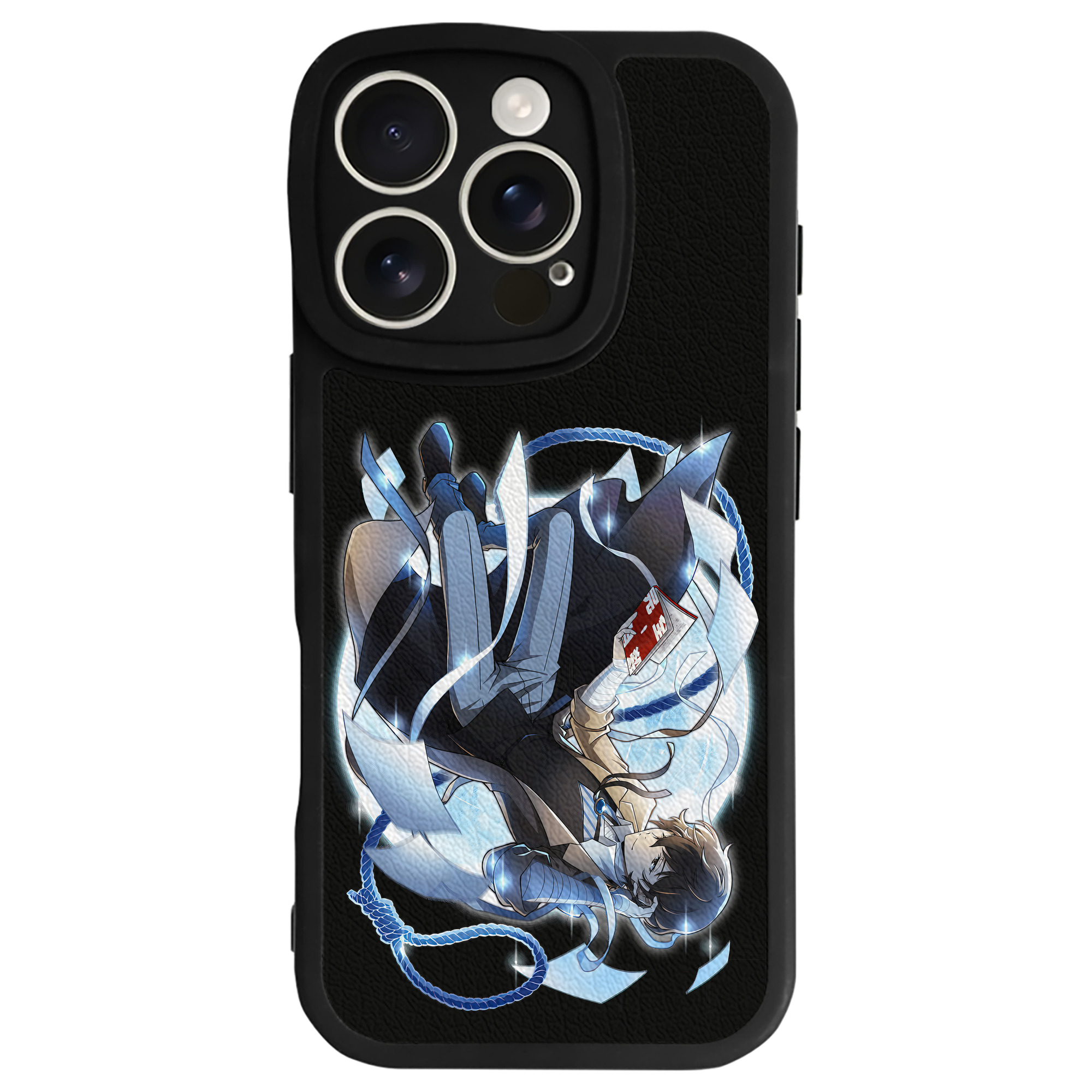 （画像用） 文豪ストレイドッグス Bungo Stray Dogs 【iPhone 16シリーズ対応】シリコンスマホケース（レザー調） 材質：シリコン